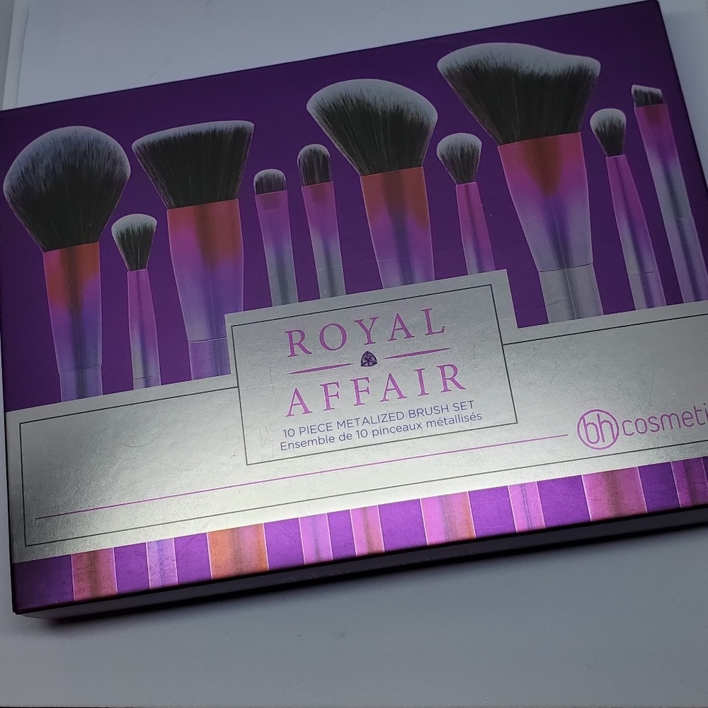 10 piece Royal Affair brush set